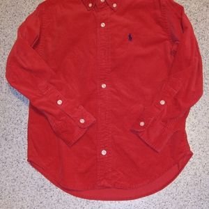Ralph Lauren Polo Boys Red Shirt Sz. 5
